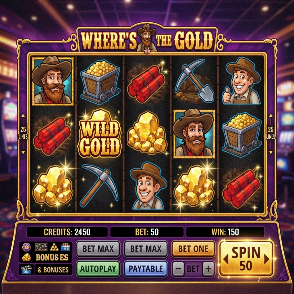 Where's the Gold slot game preview